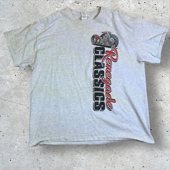 Renegade Classics T-Shirt Size XL Gray Short Sleeve Car Graphic Shirt - Picture 1 of 12